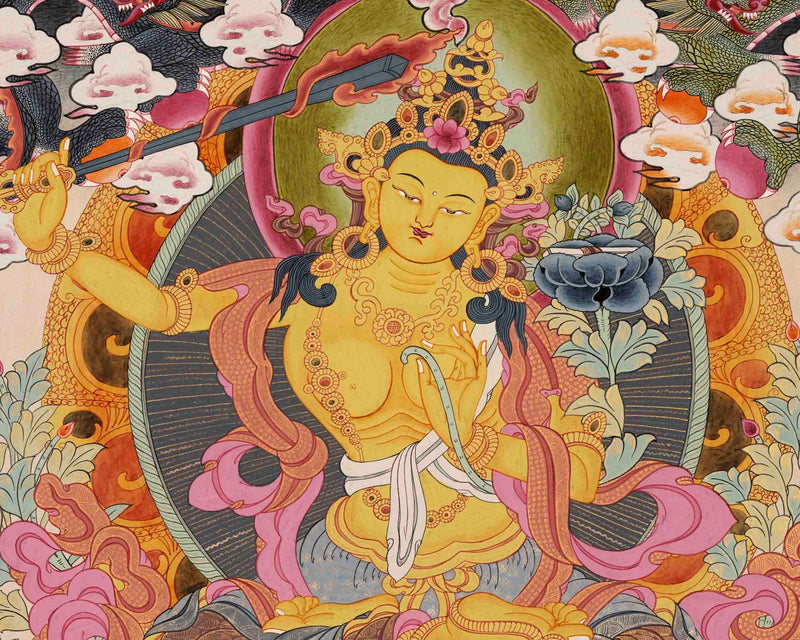 Manjushree Thangka | Wall Decoration Painting