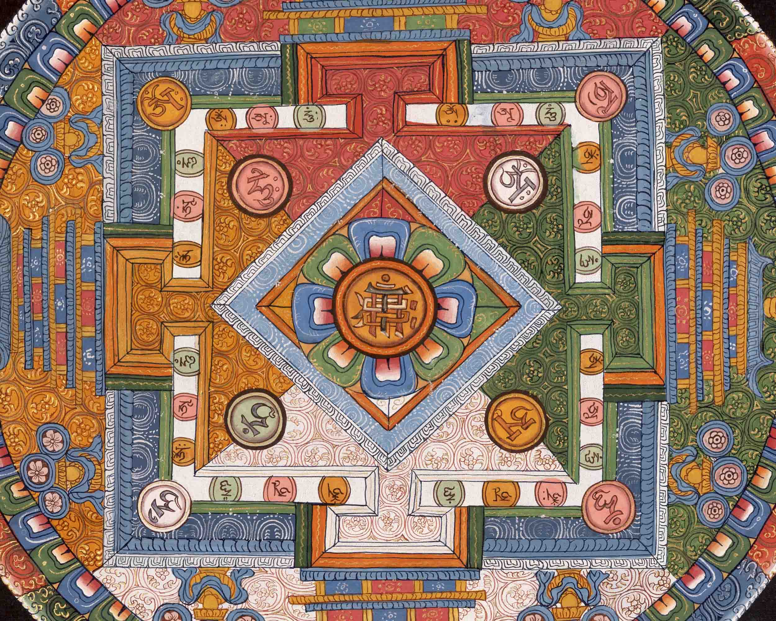 Kalachakra Mantra Symbol  | Wall Decoration