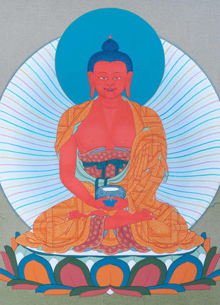 Amitabha Buddha Painting | One Of The Five Cosmic Buddhas | Thangka Art