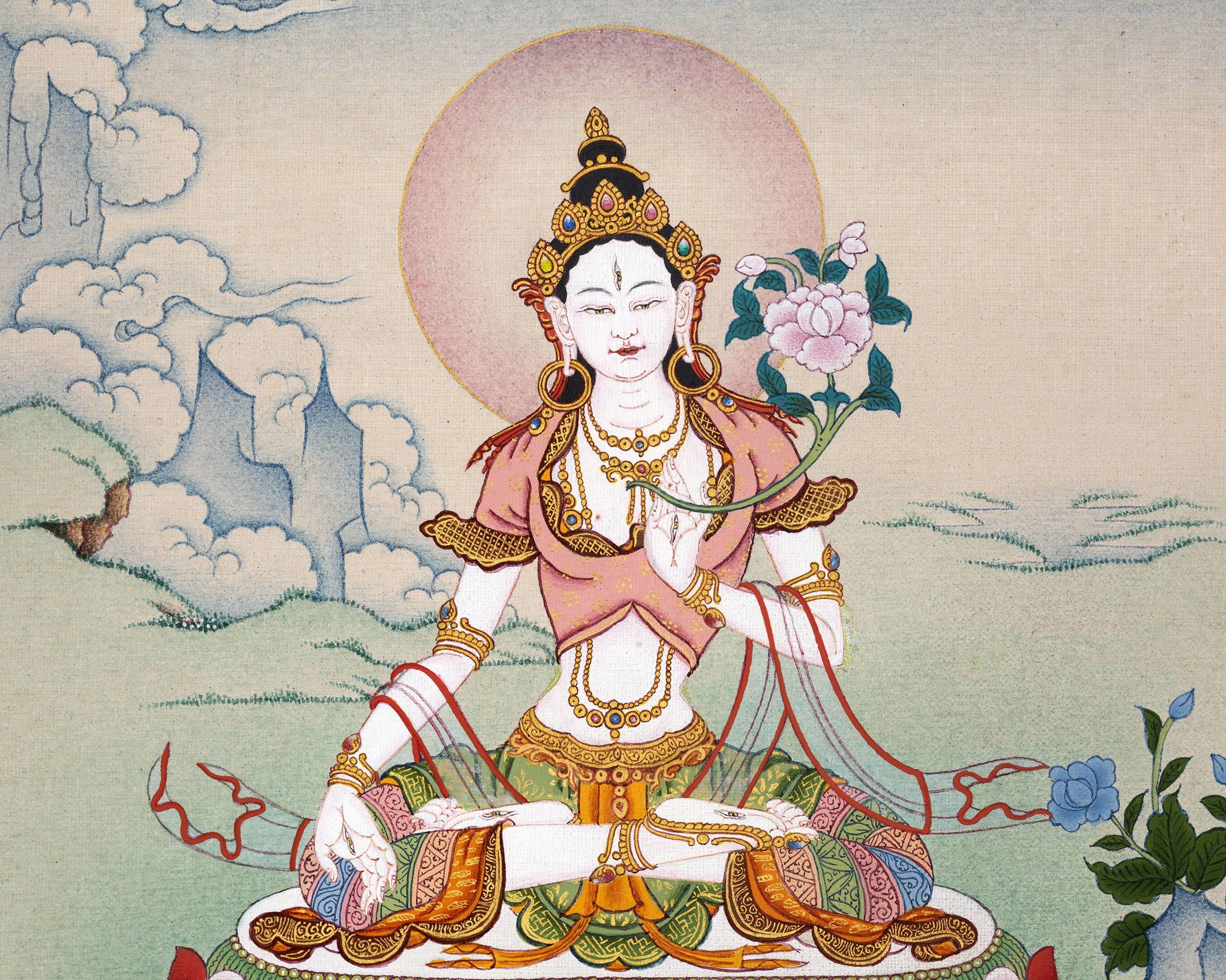 white tara thnagka