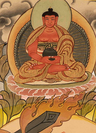 Manjushree Thangka Art | Tibetan Buddhist Bodhisattva