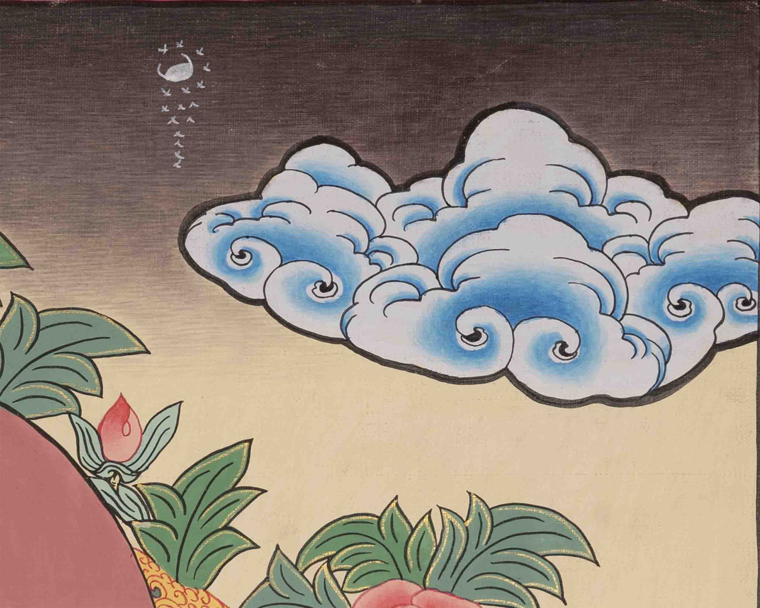 White Tara Thangka | Traditional Tibetan Art | Wall Decor