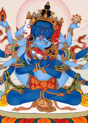 Guhyasamaja Thangka, Mother Tantra Art | Enlightenment Thangka