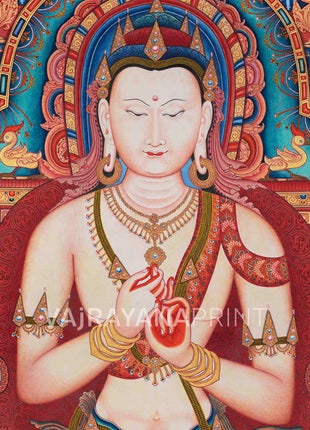 High-Quality Print Of Buddha Vairocana | Transcendent Buddha Of Vajrayana Buddhism