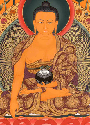 Buddha Shakyamuni Thangka | Home Decoration Art