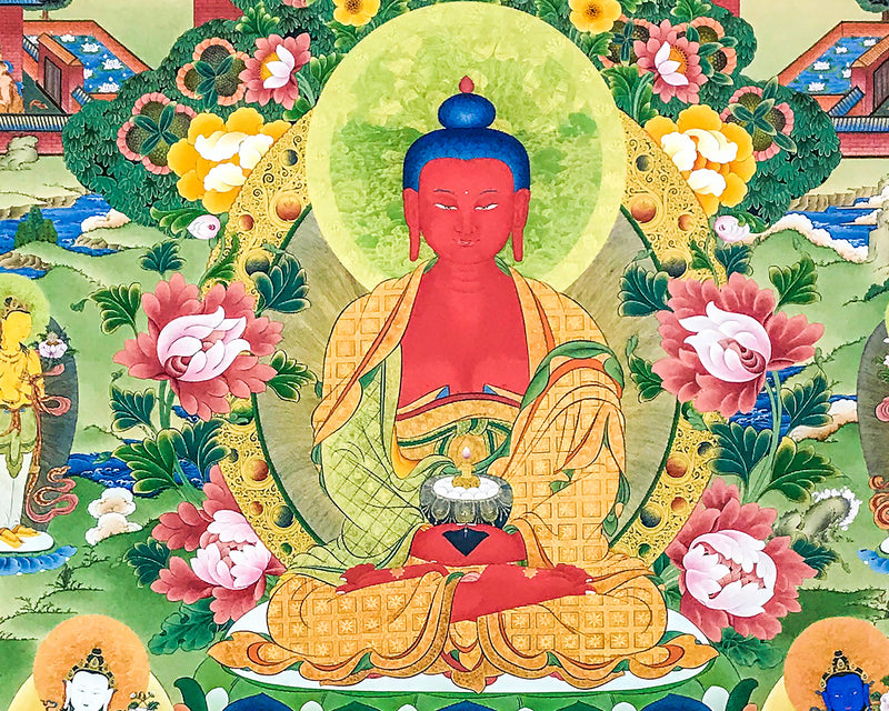 buddha amitabha thangka