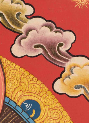 Medicine Buddha Thangka | Buddhist Ritual Wall Hanging Thangka