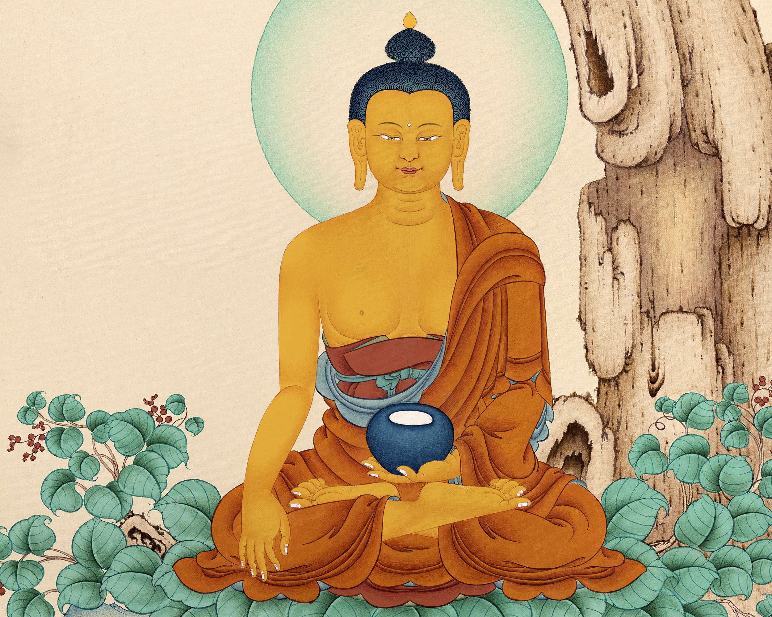 Tibetan Buddhist Art | Buddha Shakyamuni Thangka