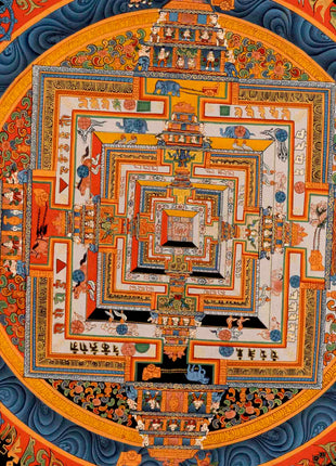 Kalachakra Mandala Tibetan Thangka | Zen Buddhism