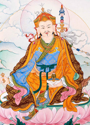 Guru Rinpoche Thangka | Traditionally Hand Painted Art