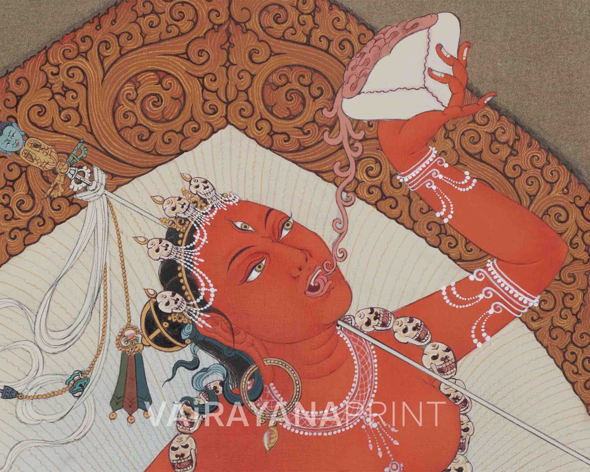 Vajrayogini Dakini Digital Print | Immerse in Divine Feminine Energy | Traditional Art