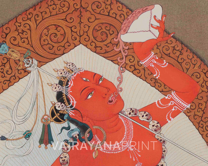 Vajrayogini Dakini Digital Print | Immerse in Divine Feminine Energy | Traditional Art