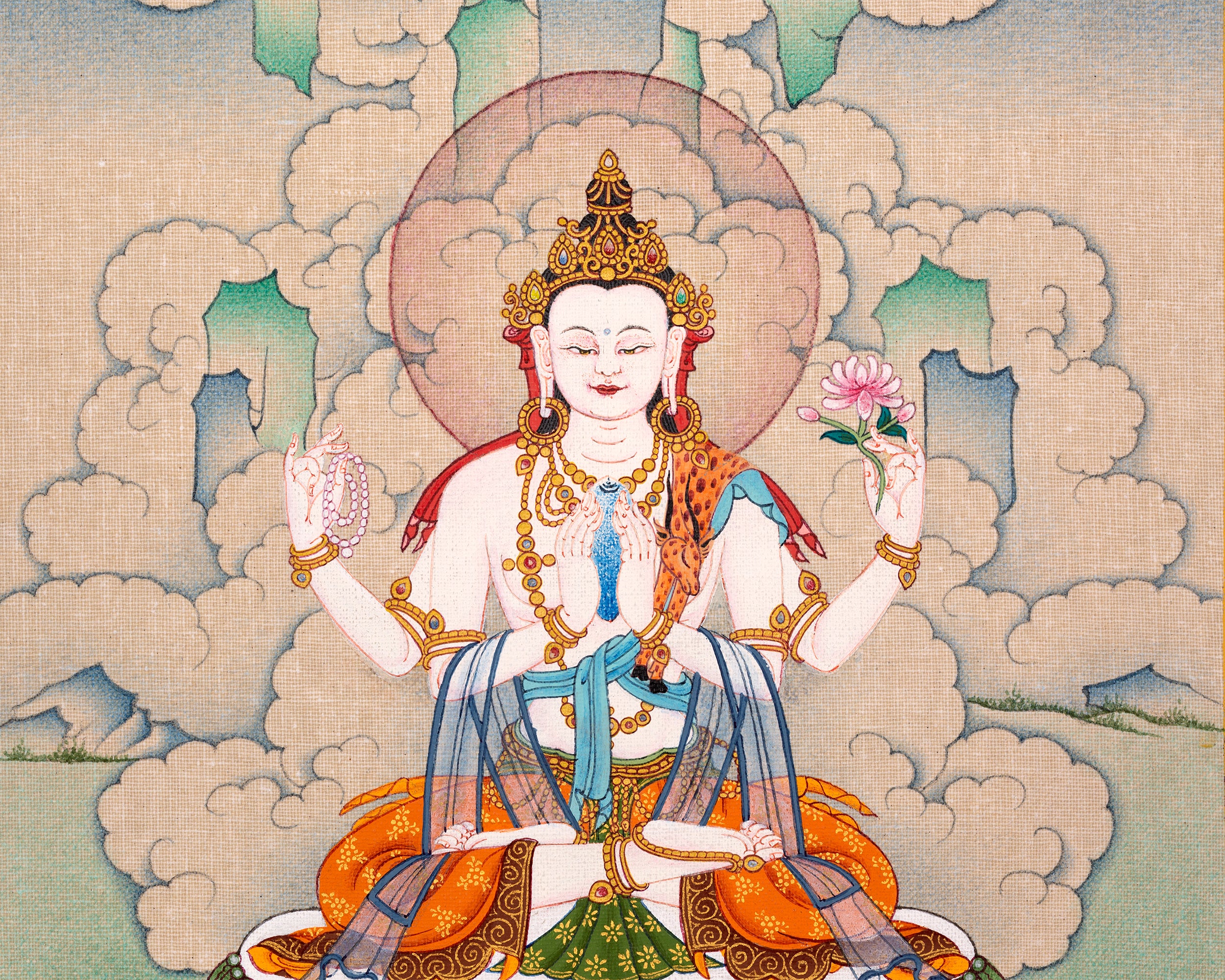 chenrezig thangka 
