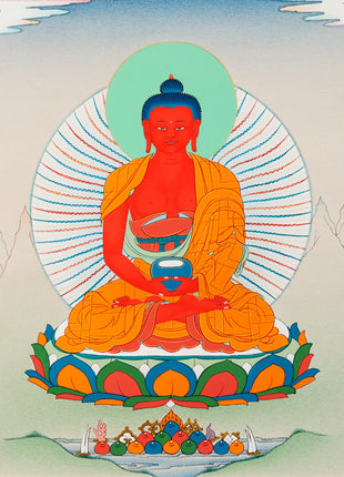 amitabha buddha thangka