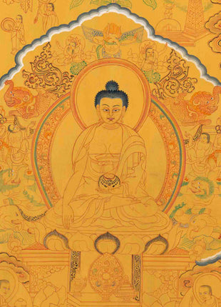 Shakyamuni Buddha Life Story | Tibetan Artwork