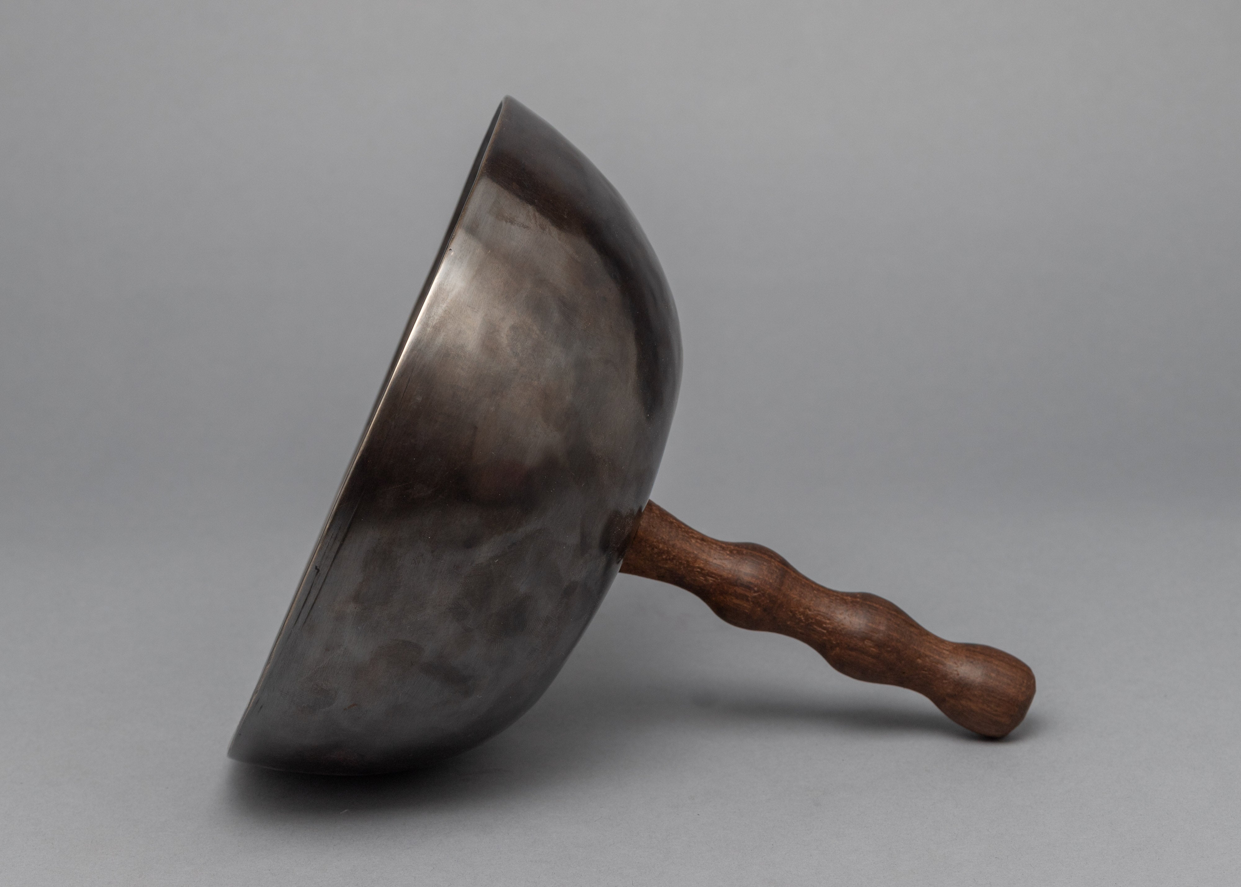 Throat Chakra Singing Bowl | Wooden Handle Bowl