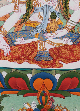 Traditional Himalayan Thangka Namgyalma Mantra Practice | Tibetan Dakini Of Longevity