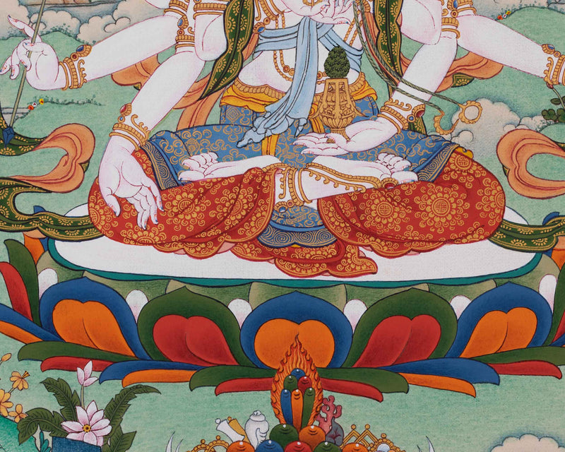 Traditional Himalayan Thangka Namgyalma Mantra Practice | Tibetan Dakini Of Longevity