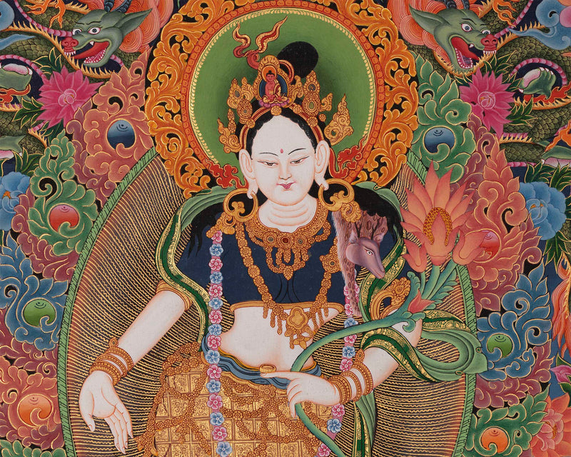 Padmapani Lokeshvara Print | Quality Thangka Painting