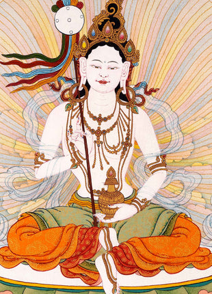Dakini Mandarva Thangka |  Mother Bodhisattva Himalayan Buddhist Deity