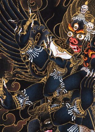 Vajrakilaya Thangka | Dorje Phurba  | 24K Gold Tibetan Yidam Art