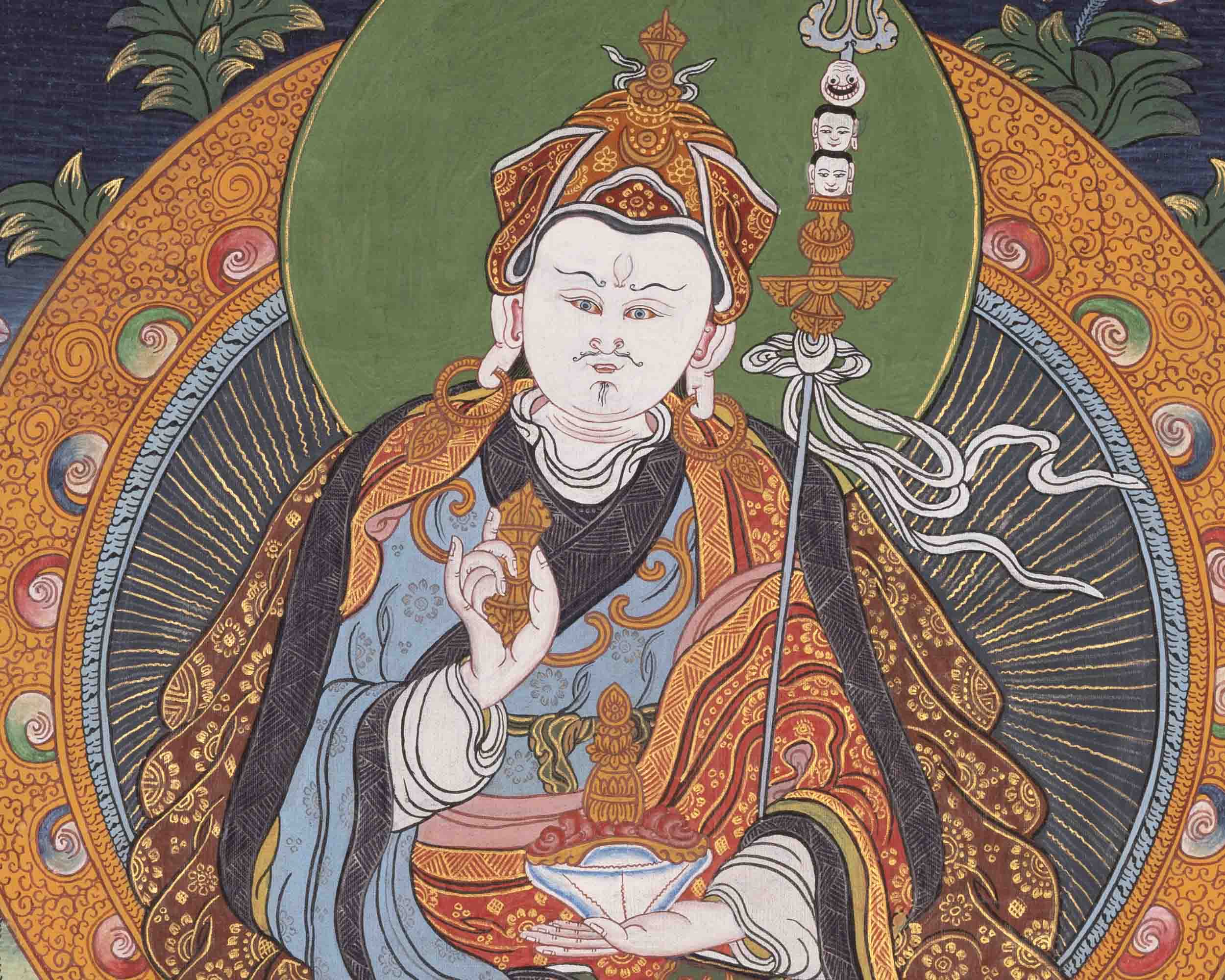 Guru Rinpoche Thangka | Padmasambhava | Religious Wall Decors