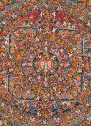 Mandala1000 Armed Lokeshvara | Buddhist Wall Hanging Mandala