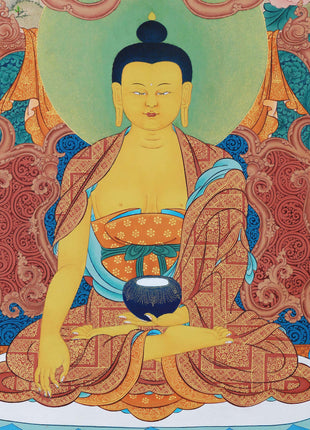 buddha shakyamuni thangka