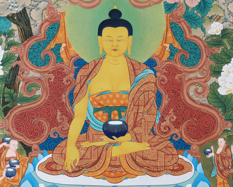 buddha shakyamuni thangka