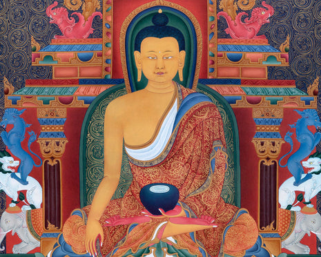 gautam buddha thangka