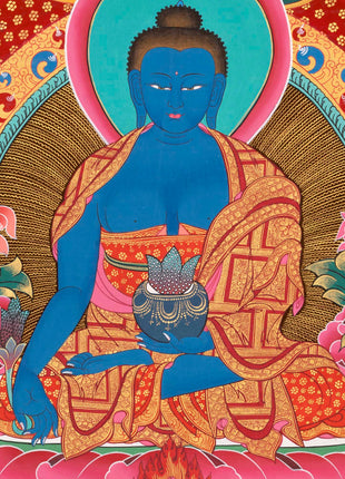 Medicine Buddha Thangka | Gift For Buddhist