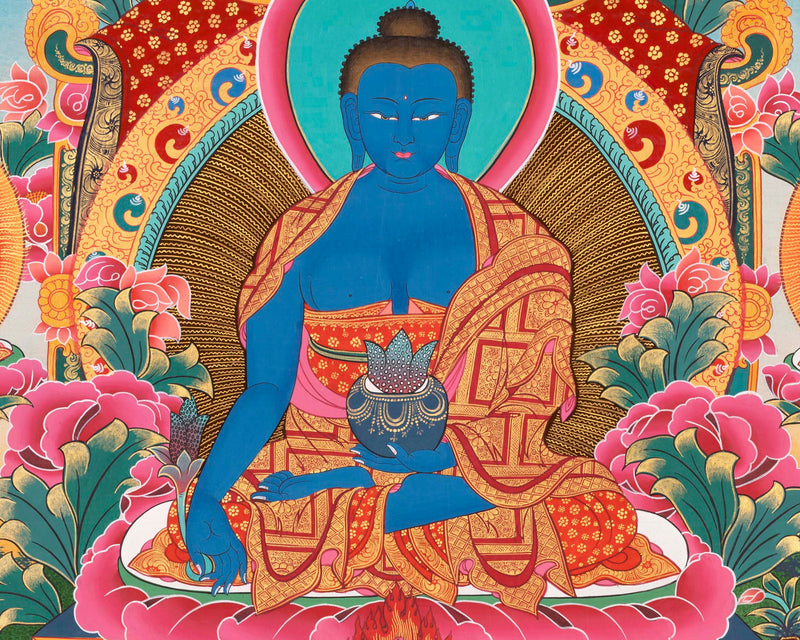 Medicine Buddha Thangka | Gift For Buddhist