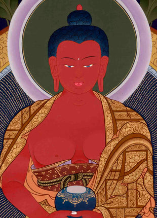 Amitabha Buddha Thangka | Tibetan Traditional Art | Wall Decors