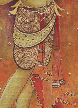 Himalayan White Tara Buddha Goddess Thangka Print | Vajrayana Buddhist Art Of Mother Tara For Prayers