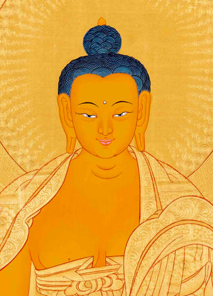 Shakyamuni Buddha Thangka Painting | Wall Hanging Decor