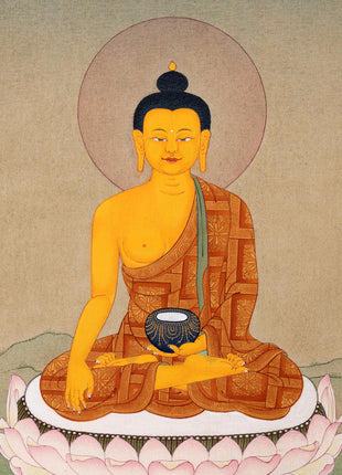 Buddha Shakyamuni Art | Karma Gadri Style Thangka