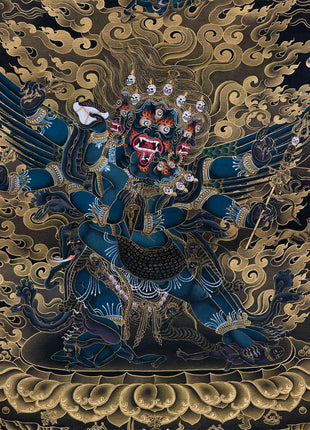 High Quality Vajrakilaya Consort Thangka Print | Giclee Print for Spiritual Growth