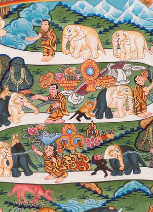 Samatha Meditation Art | Wall Hanging Decoration