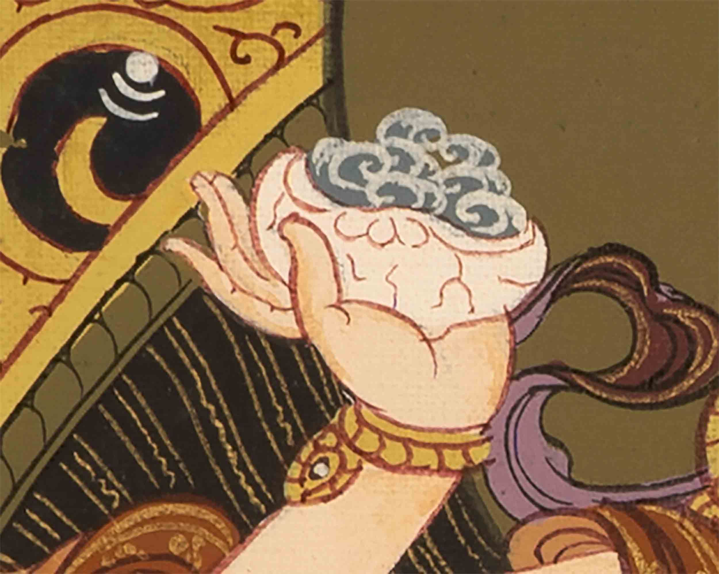 Vajrasattva Thangka | Religious Wall Decoration