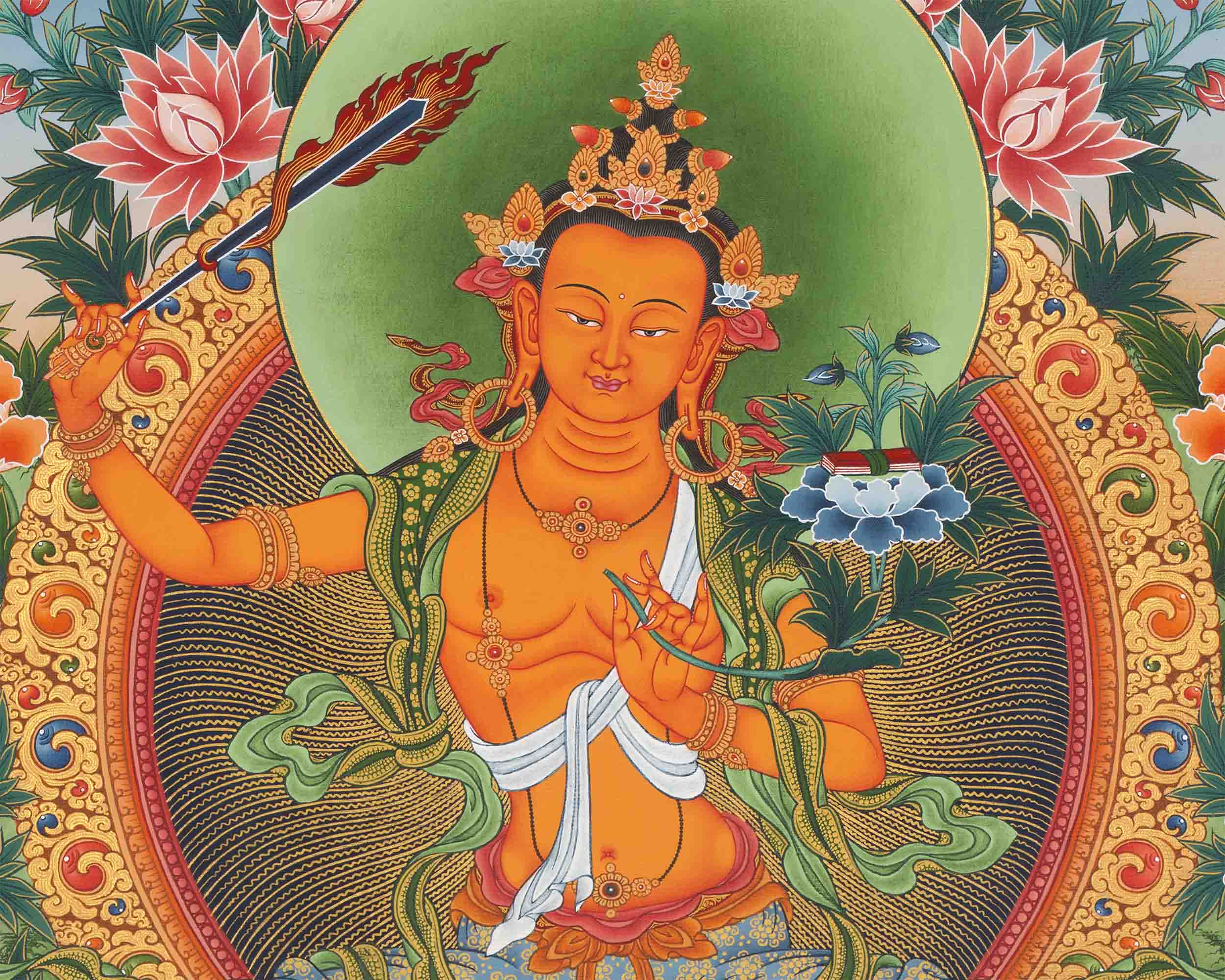 Manjushree Print | Traditional Artwork | Wall Decorations