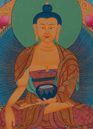 Shakyamuni Buddha Thangka | Wall hanging Decor