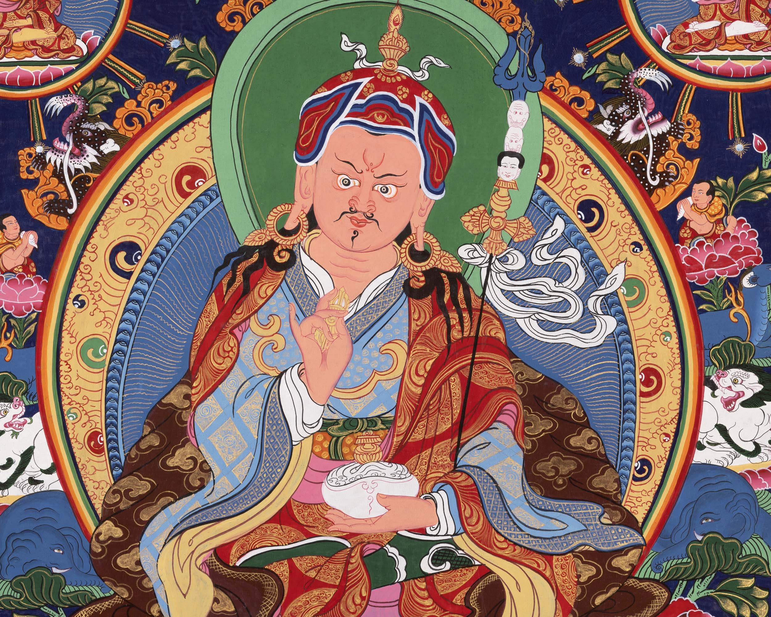 Guru Rinpoche Thangka | Buddhist Gifts | Wall Decors