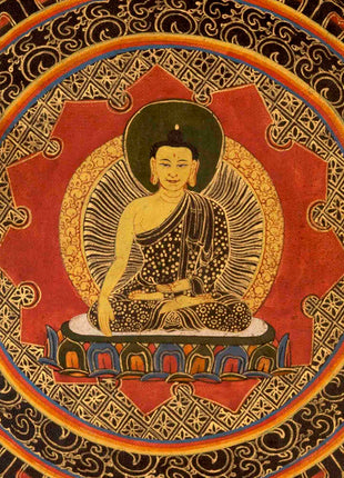 Buddha Shakyamuni Mandala | Traditional Tibetan Thangka | Wall Decors