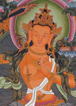 Bodhisattva Manjushree Thangka | Art Painting
