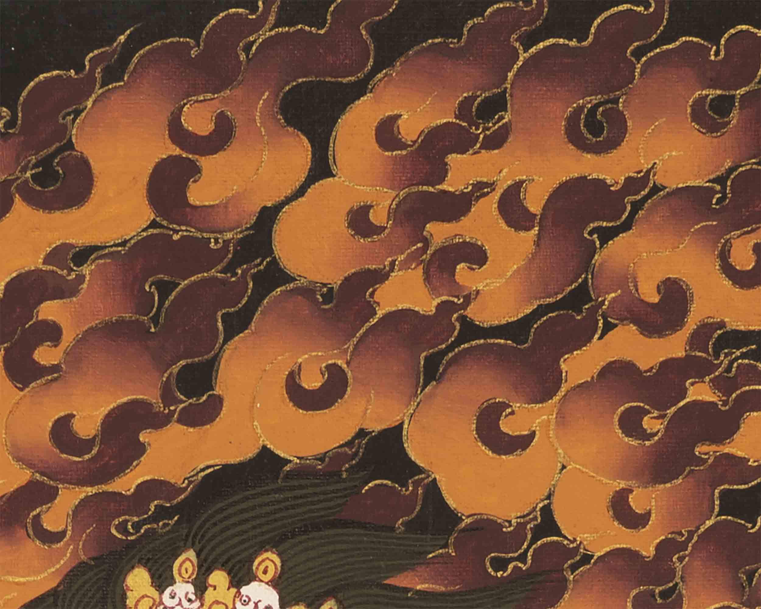 Tibetan Vajrapani Thangka |  Wall Decorations