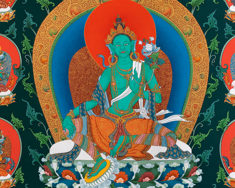 21 Taras | Hand painted Tibetan Thangka