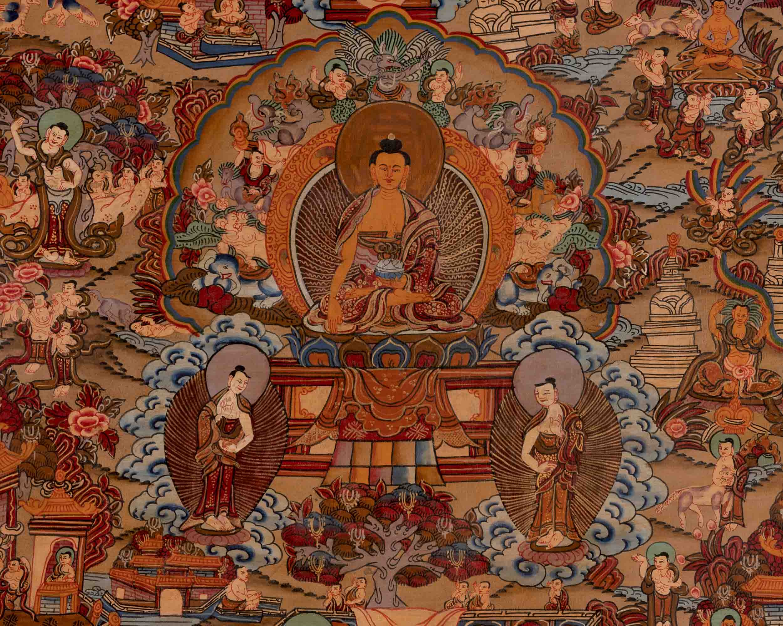Buddha life Story | Art Painting