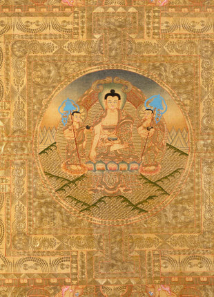 Shakyamuni Buddha Thangka | Mandala Wall Hanging