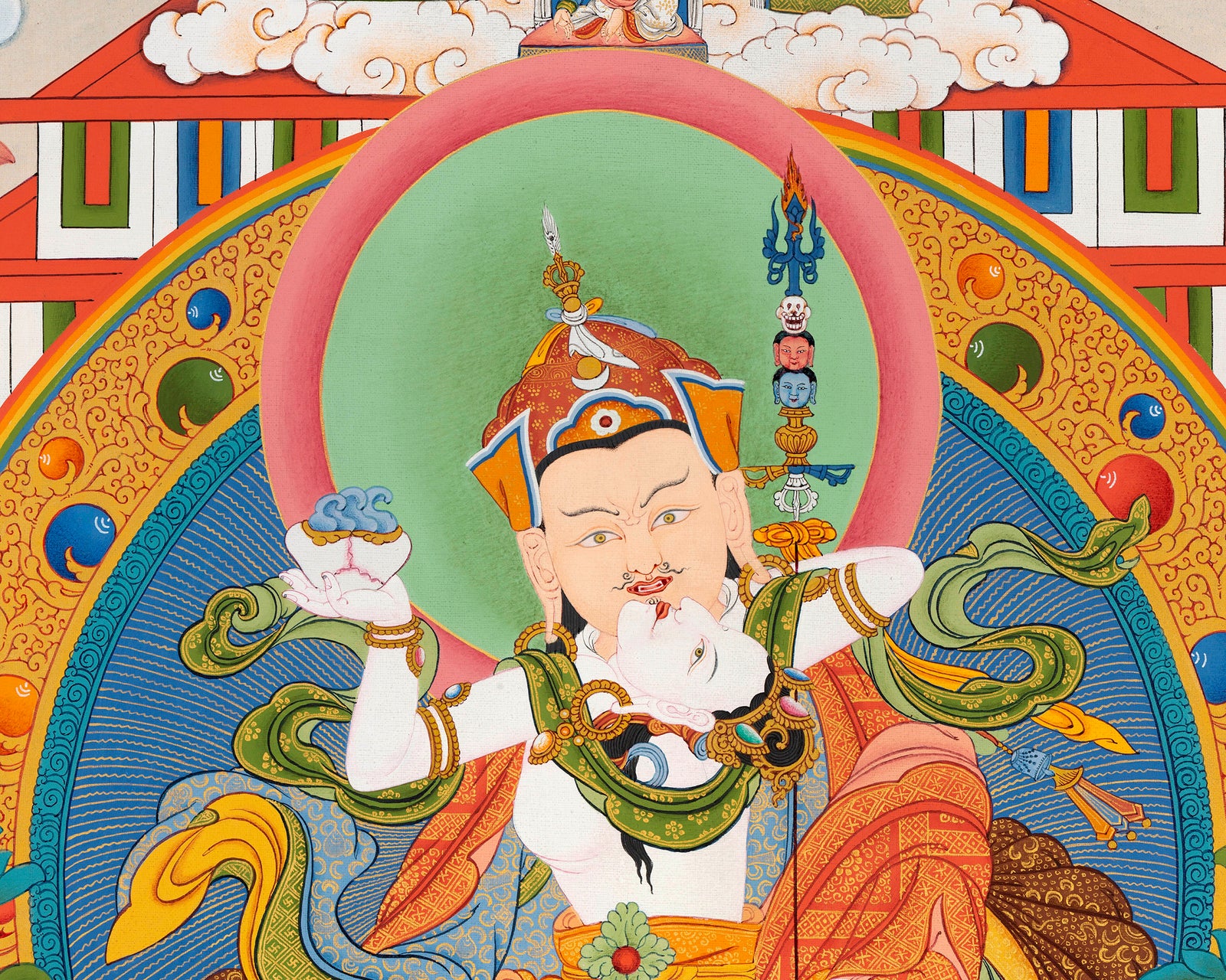 Nyingma Refuge Tree | Lonchen Nyinthik Tradition | Tibetan Thangka