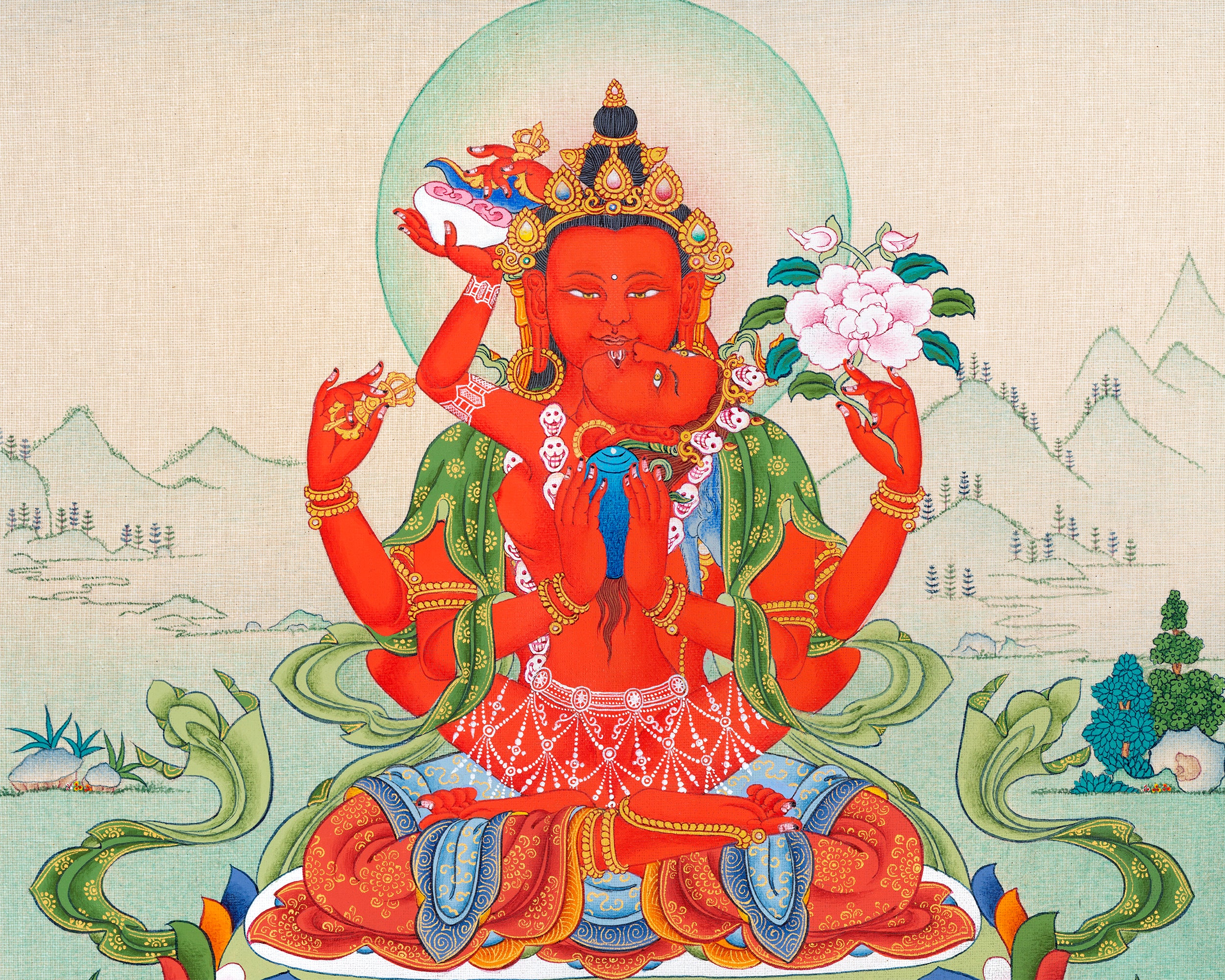 red chenrezig